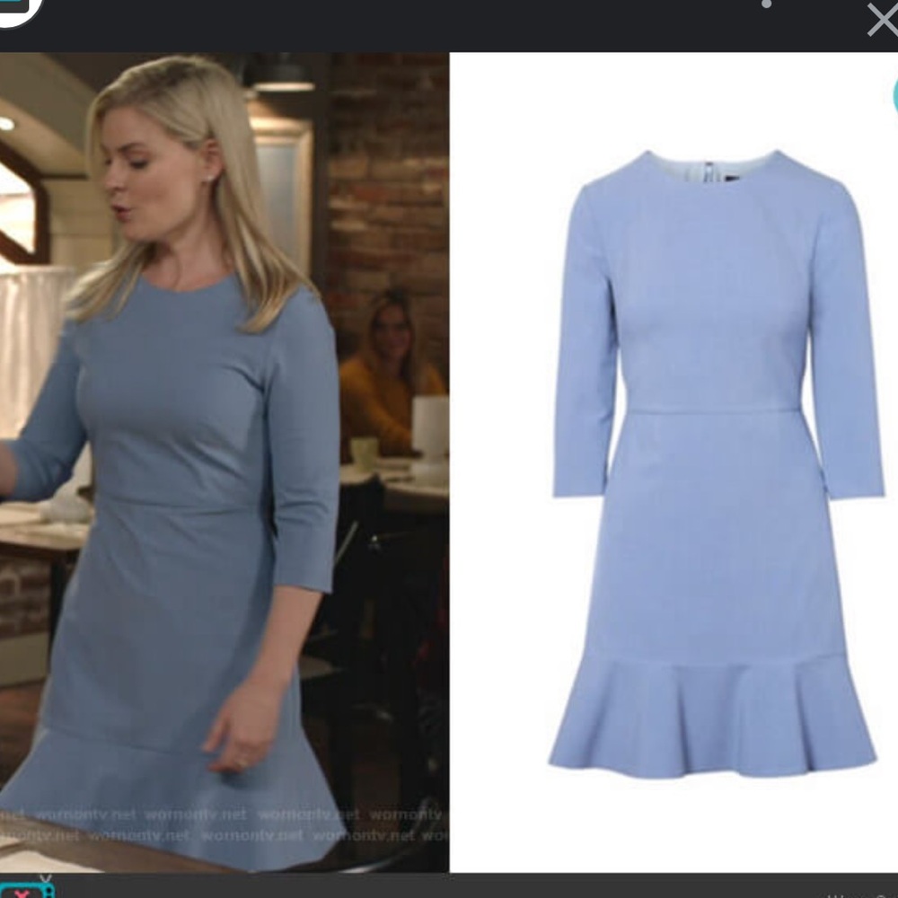Banana Republic | 3/4 Sleeve Ruffled Dress